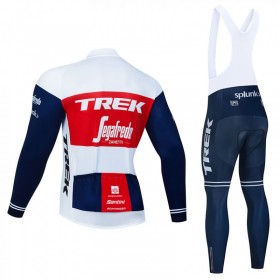 Completo Maglia ML + Pantaloncino con bretelle ML 2020 Trek-Segafredo N001
